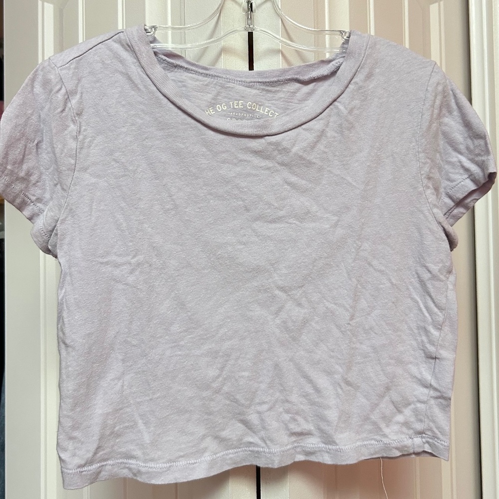 Aeropostale - Lavender Basic Crop Top